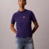 T-shirt classica con logo a cuore T-shirt classica con logo a cuore