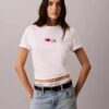 T-shirt classica con logo a cuore T-shirt classica con logo a cuore