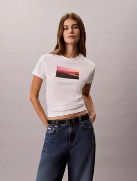 T-shirt classica con logo City Sunset