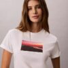 T-shirt classica con logo City Sunset T-shirt classica con logo City Sunset