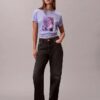 T-shirt classica con logo floreale T-shirt classica con logo floreale