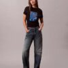 T-shirt classica con logo floreale T-shirt classica con logo floreale