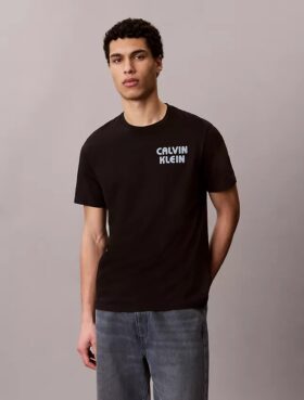 T-shirt classica con logo grafico retrò