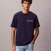 T-shirt classica con logo in caratteri piccoli
