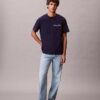 T-shirt classica con logo in caratteri piccoli