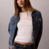 T-shirt classica con logo in feltro T-shirt classica con logo in feltro