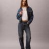 T-shirt classica con logo in feltro T-shirt classica con logo in feltro