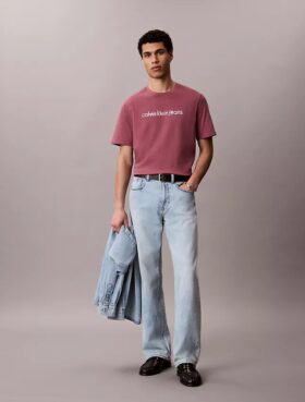 T-shirt classica con logo in minuscolo