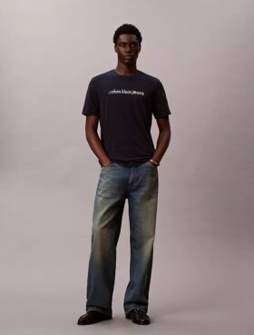T-shirt classica con logo in minuscolo