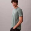 T-shirt classica con logo in ombreggiatura