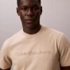 T-shirt classica con logo in rilievo T-shirt classica con logo in rilievo