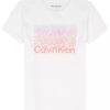 T-shirt classica con logo sfumato da bambina
