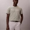 T-shirt classica con logo stampato a caldo T-shirt classica con logo stampato a caldo