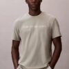 T-shirt classica con logo stampato a caldo T-shirt classica con logo stampato a caldo