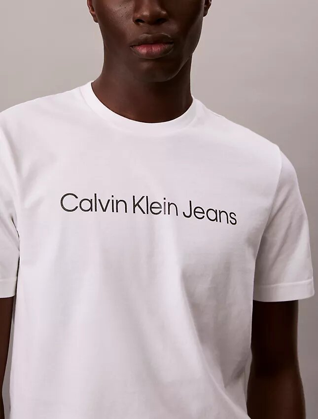T-shirt classica con logo stampato a caldo T-shirt classica con logo stampato a caldo
