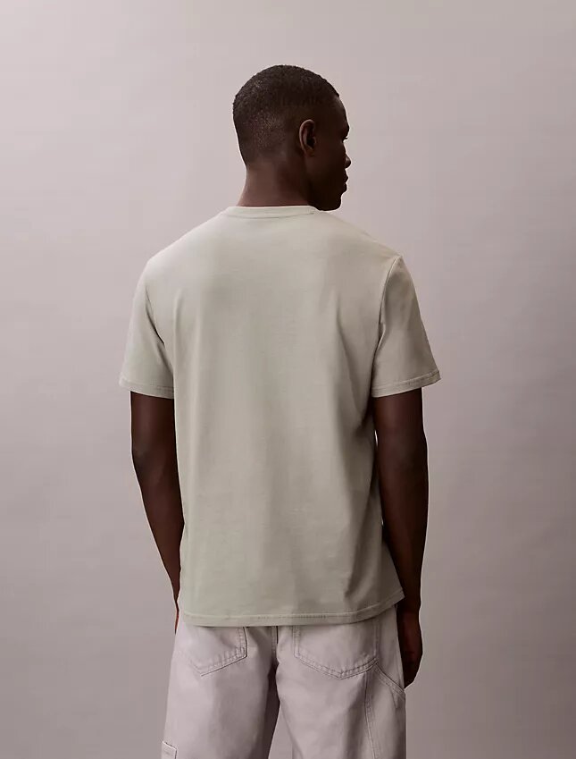 T-shirt classica con logo stampato a caldo T-shirt classica con logo stampato a caldo