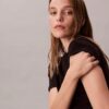 T-shirt classica con logo Supima Cotton T-shirt classica con logo Supima Cotton