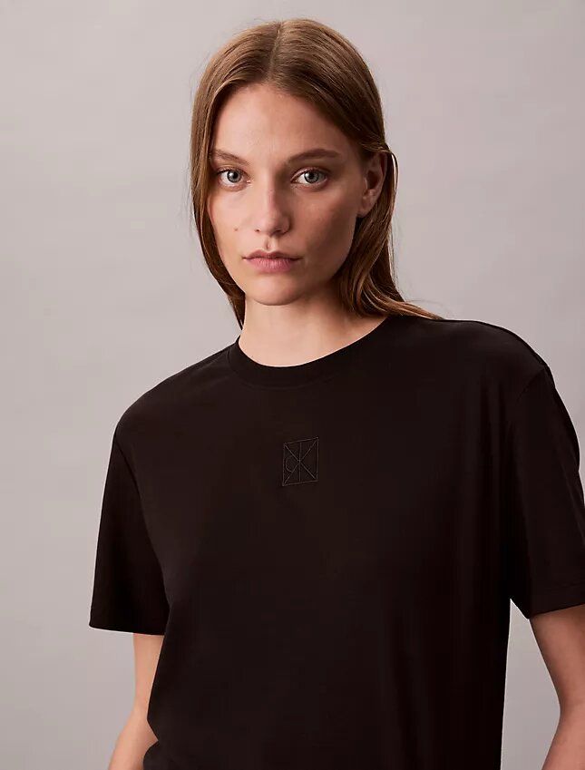 T-shirt classica con logo Supima Cotton T-shirt classica con logo Supima Cotton