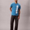 T-shirt classica con logo verticale T-shirt classica con logo verticale