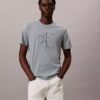 T-shirt classica con Monogram in rilievo T-shirt classica con Monogram in rilievo