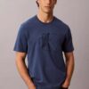 T-shirt classica con Monogram in rilievo T-shirt classica con Monogram in rilievo