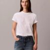T-shirt classica con Monogram sbiadito su tutta la superficie T-shirt classica con Monogram sbiadito su tutta la superficie