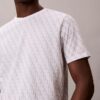 T-shirt classica con Monogram su tutta la superficie in cotone Liquid Touch T-shirt classica con Monogram su tutta la superficie in cotone Liquid Touch
