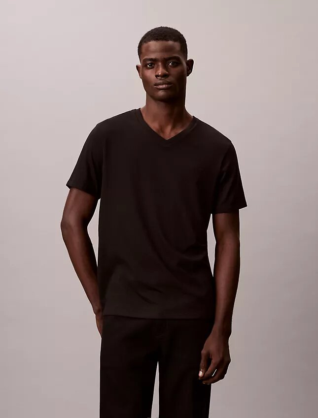 T-shirt classica con scollo a V Liquid Touch T-shirt classica con scollo a V Liquid Touch