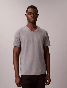 T-shirt classica con scollo a V Liquid Touch