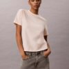 T-shirt classica con stampa floreale T-shirt classica con stampa floreale
