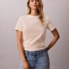 T-shirt classica con stampa floreale T-shirt classica con stampa floreale