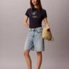 T-shirt classica con stampa floreale T-shirt classica con stampa floreale