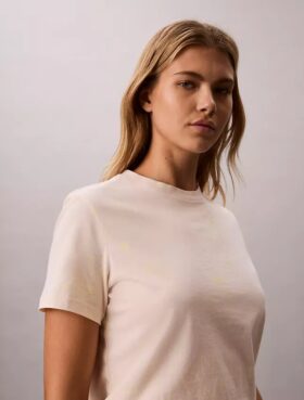 T-shirt classica con stampa floreale