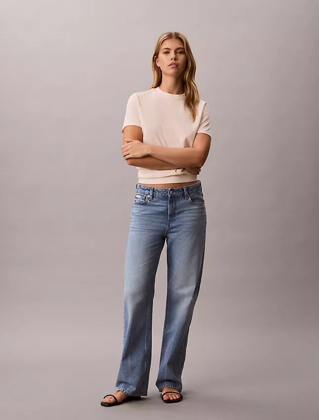 T-shirt classica con stampa floreale T-shirt classica con stampa floreale