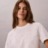 T-shirt classica con stampa floreale T-shirt classica con stampa floreale