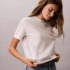 T-shirt classica con stampa floreale T-shirt classica con stampa floreale