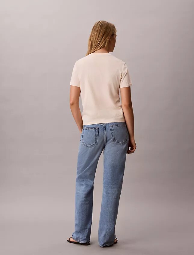 T-shirt classica con stampa floreale T-shirt classica con stampa floreale