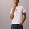 T-shirt classica con stampa floreale T-shirt classica con stampa floreale