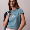 T-shirt classica Monologo bicolore T-shirt classica Monologo bicolore