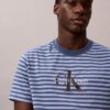 T-shirt comoda a righe con Monogram