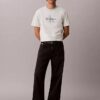 T-shirt comoda a righe con Monogram T-shirt comoda a righe con Monogram