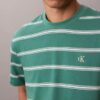 T-shirt comoda a righe con Monogram T-shirt comoda a righe con Monogram