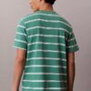 T-shirt comoda a righe con Monogram T-shirt comoda a righe con Monogram