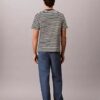 T-shirt comoda a righe con Monogram