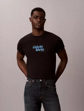 T-shirt comoda con grafica del logo 1989