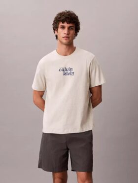 T-shirt comoda con grafica del logo 1989