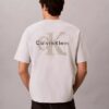 T-shirt comoda con grafica Monologo effetto consumato T-shirt comoda con grafica Monologo effetto consumato