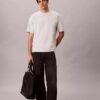 T-shirt comoda con grafica Monologo effetto consumato T-shirt comoda con grafica Monologo effetto consumato