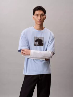 T-shirt comoda con grafica per il Capodanno lunare