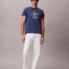 T-shirt comoda con logo in script